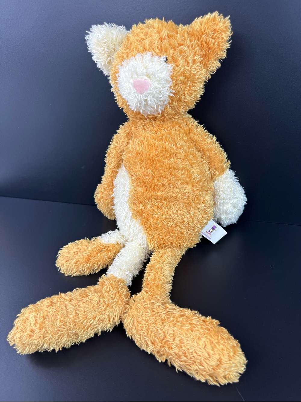 VTG Manhattan Toy Company ranalang Cat Floppy Plush Soft Toy 20” 2001 Rare G‎